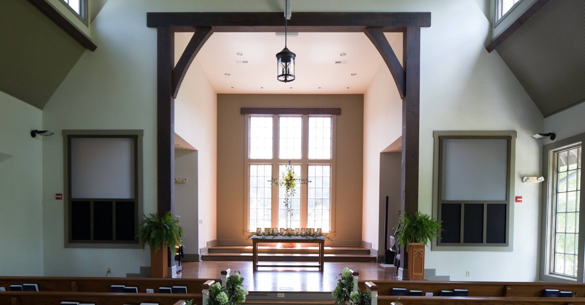 Interior view of sanctuary